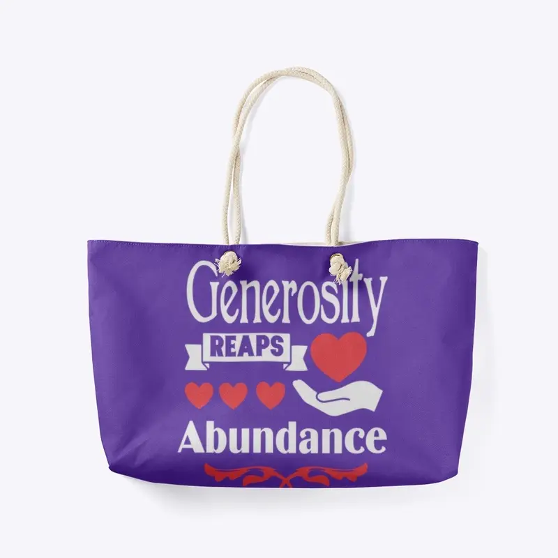 Generosity Reaps Abundance